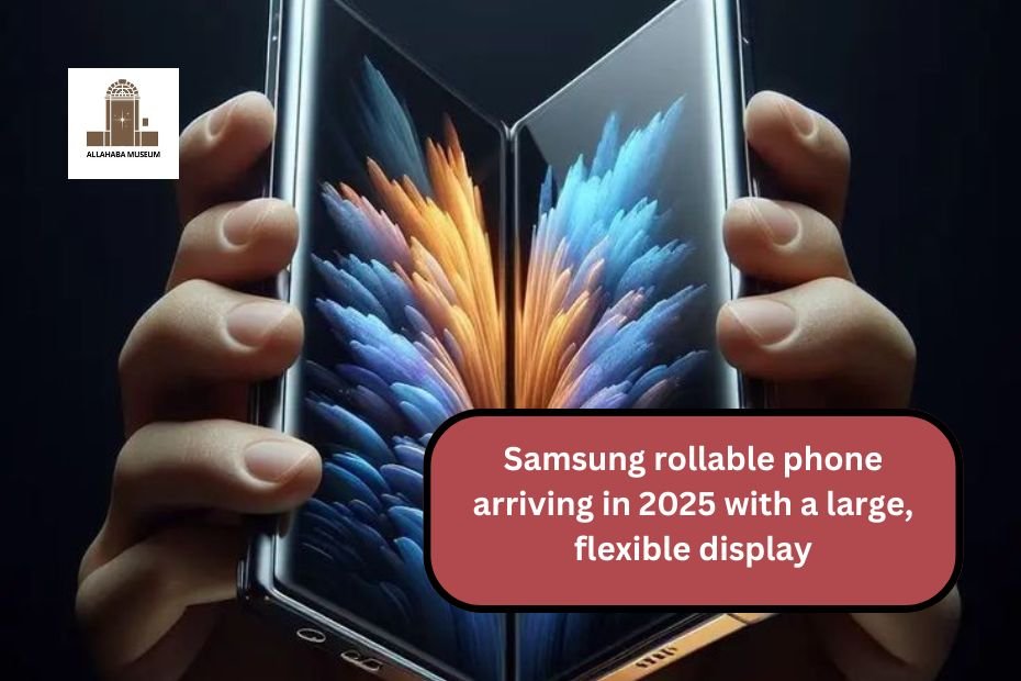 Samsung rollable phone arriving in 2025 with a large, flexible display